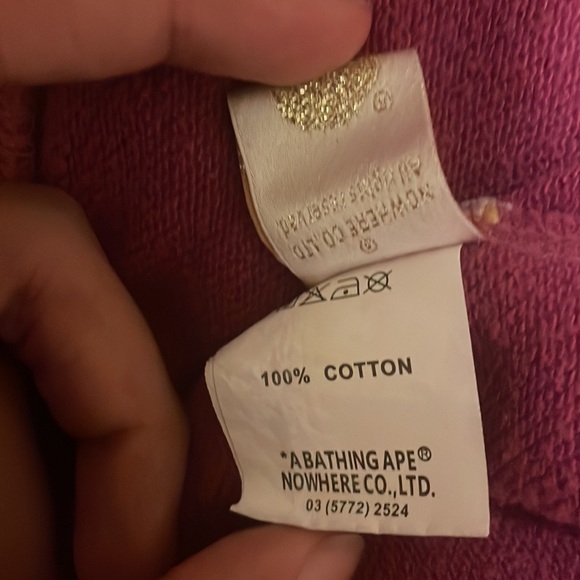 Bape hoodie worn 3 times. condition 9/10 - Picture 4 of 5